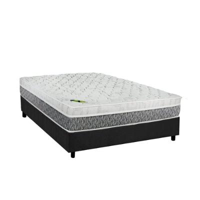 Cama Box Casal: Colchão Molas Ensacadas Luckspuma MasterPocket Aspen + Base CRC Suede Gray(138x188)