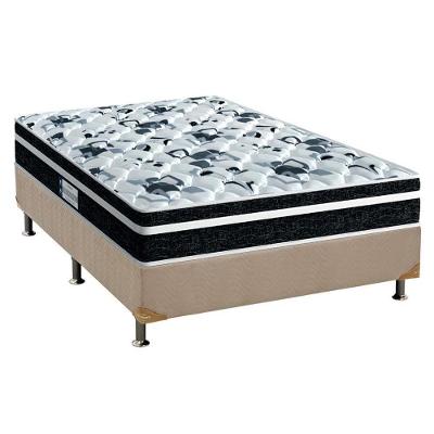 Cama Box Casal: Colchão Anatômico Probel D45/EP ProDormir Advanced Tech2000 Plus + Base CRC Suede Clean(138x188)