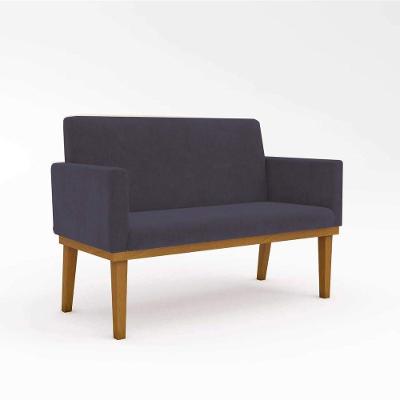 Namoradeira Base Reforçada Sala Elegante Cinza