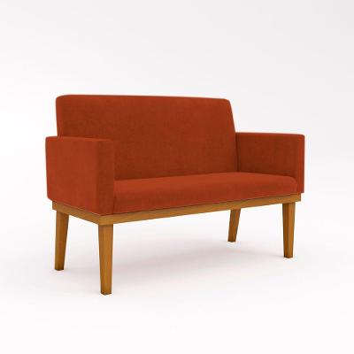 Namoradeira Base Reforçada Sofá Balaqui Decor Terracota