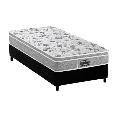 Cama Box Solteiro: Colchão Espuma Probel D45/Ep Anatômico Próextreme Plus + Base Black(88X188)