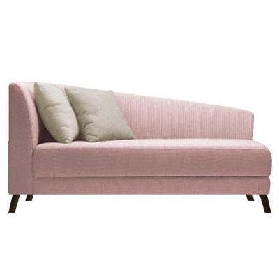Recamier Heitor 140Cm Com Almofada Rosê/Bege