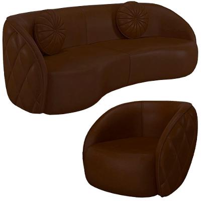 Jogo Sofa 240 Cm 3 Lug E Poltrona 1 Lug Passion Tcs 721 Corano Moll Tcs 721