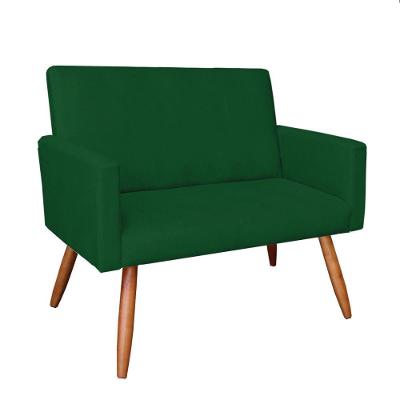 Namoradeira Nina Veludo Pés Palito Castanho - Pallazio Verde