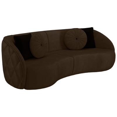Sofa 4 Lugares 288 Cm Passion Veludo Sl 942 Moll Sl 942