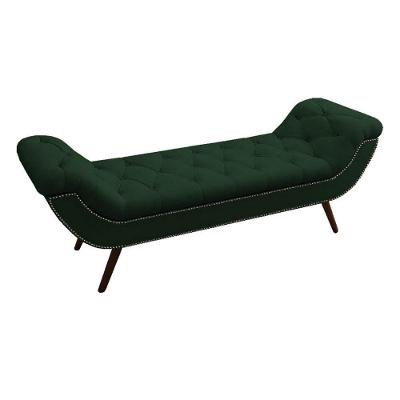 Recamier Divã Odessa P04 195 Cm Suede Verde
