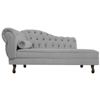 Recamier Diana 140cm Lado Direito Corano Cinza