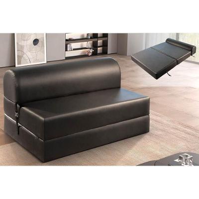 Sofá Cama Solteiro New Extra Courano Preto - Paropas