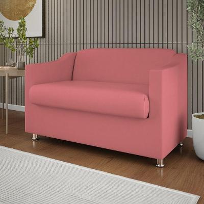 Namoradeira 2 Lugares Sala De Estar Quarto Balaqui Decor rosa