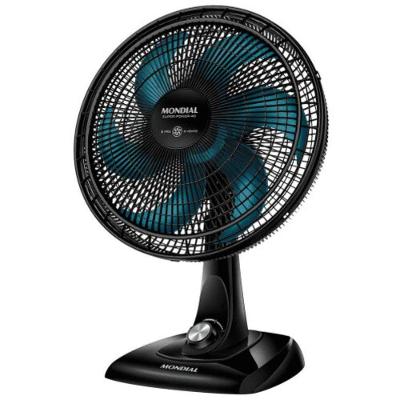 Vent 40Cm Mondial Super Power Vsp-40-Ap - 4412-01 Preto/Azul 110 Volts