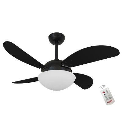 Ventilador Air Preto 220V E Controle Remoto