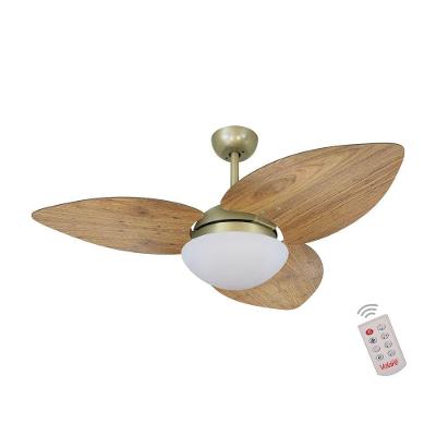 Ventilador De Teto Gold 3 Pás Rádica Freijó 220V C/ Controle