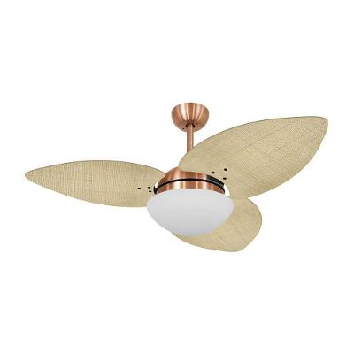 Ventilador De Teto Kovalski Cobre 3 Pás Palmae  220V
