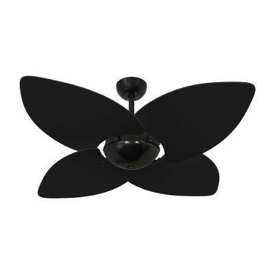 Ventilador De Teto Kovalski Nero Office 4 Pás Preto 127V