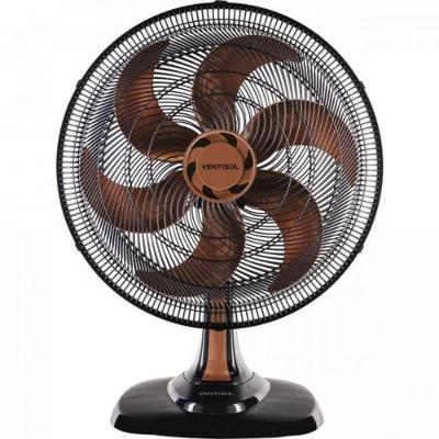 Ventilador De Mesa 50cm 220v Turbo6 Bronze Ventisol.