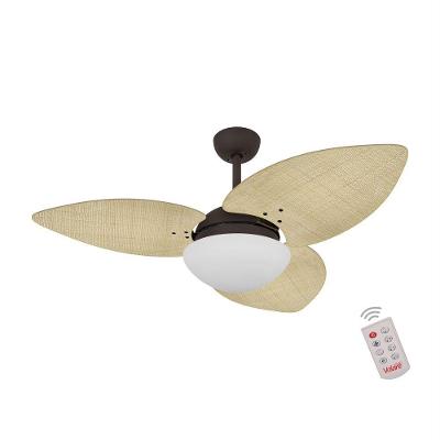 Ventilador De Teto Marrom 3 Pás Palmae Natural 127V
