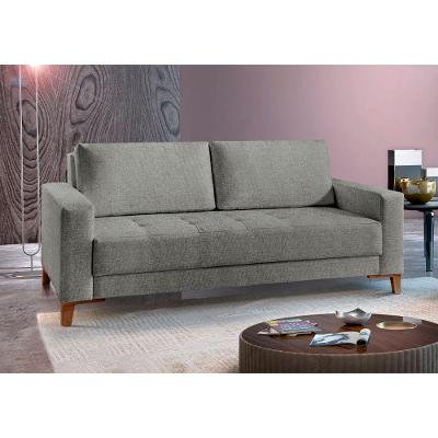 Sofá Fixo Orion Até 4 Lugares Luxo 220cm Castellar Móbile Cinza
