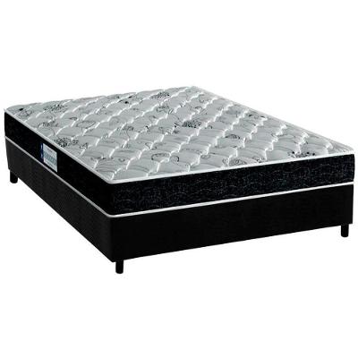 Cama Box Casal: Colchão Anatômico Probel D45/EP ProDormir Advanced Tech2000 + Base CRC Suede Black(138x188)