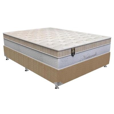Cama Box Casal: Colchão Molas Ensacadas Orthoflex MasterPocket Naturale + Base CRC Suede Clean(138x188)