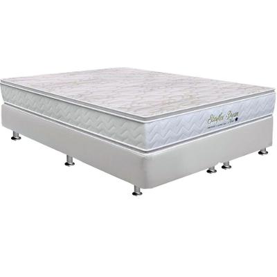 Cama Box Queen: Colchão Molas Ensacadas Orthoflex MasterPocket Starflex Dream New + Base CRC Courano White(158x198)