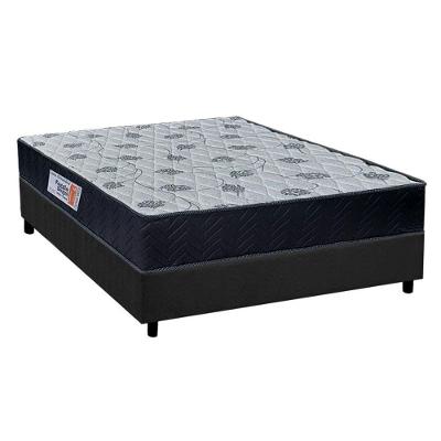 Cama Box Casal: Colchão Ortopédico Orthoflex Foggia Sogni Unic Face + Base CRC Suede Gray(138x188)