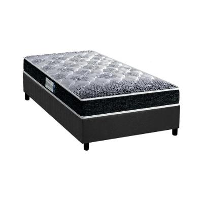 Cama Box Solteiro: Colchão Espuma D33 Probel /EP Anatômico  Advanced Tech1500 + Base CRC Suede Gray(88x188)