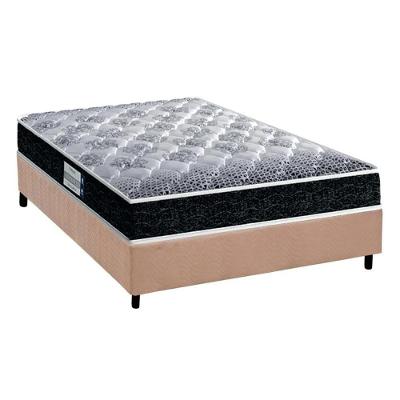 Cama Box Casal: Colchão Ortopédico Probel D33/EP Advanced Tech1500 Plus + Base CRC Suede Clean(138x188)