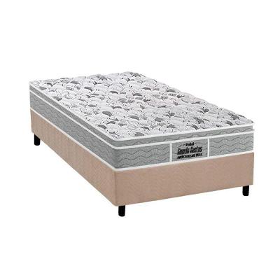 Cama Box Solteiro: Colchão Espuma Probel D45/Ep Anatômico Guarda Costas Plus + Base Clean(88X188)