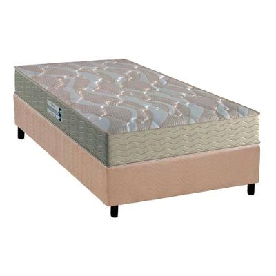 Cama Box Solteiro: Colchão Anatômico Probel D45/EP Firmepedic ProDormir Advanced Tech2000 + Base CRC Suede Clean(88x188)