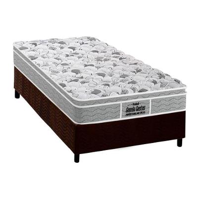 Cama Box Solteiro: Colchão Espuma D45 Probel /Ep Anatômico Plus + Base Brown(88X188)