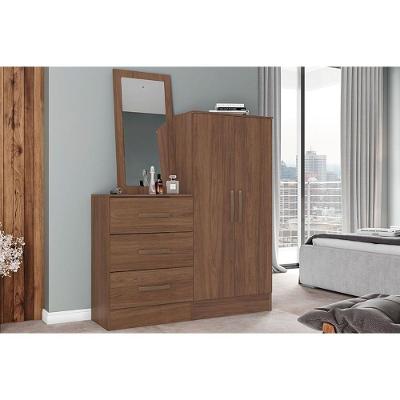 Cômoda Infantil Briz B700 2 Portas e 3 Gavetas Castanho - Henn