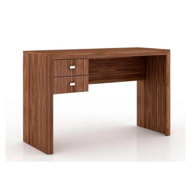 Mesa de Escritório ME4165 c/ 2 Gavetas Nogal - Tecno Mobili