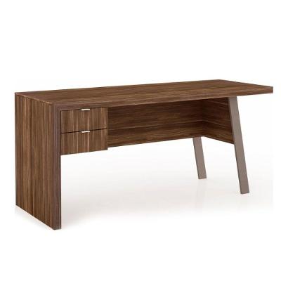 Mesa Escrivaninha Juvenil ME4122 c/ 2 Gavetas Nogal/FendiOff - Tecno Mobili