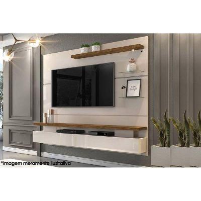 Painel para TV Greco  até 55 Polegadas Off White/Demolição - DJ Móveis