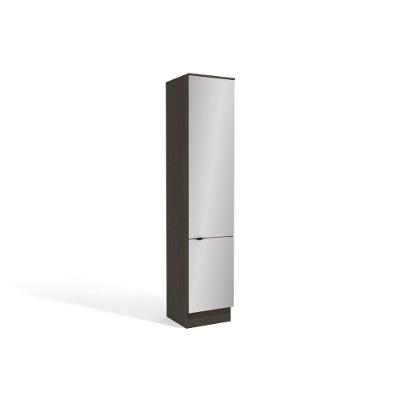 Paneleiro de Cozinha Modulado  Nox H769 c/ 2 Portas Onix/Steel - Kappesberg