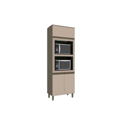 Paneleiro de Cozinha Connect 3 Portas (2 Fornos) 71,5cm Duna/Cristal - Henn