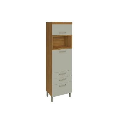 Paneleiro De Cozinha Princesa C/ 2 Portas 3 Gavetas (1 Forno) 64cm Freijo/off White - Nesher