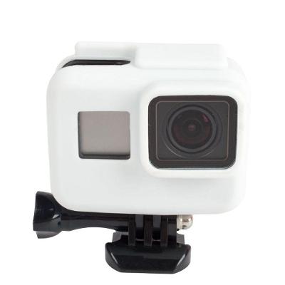Capa Silicone Branca para Câmeras GoPro 5/6/7 Black