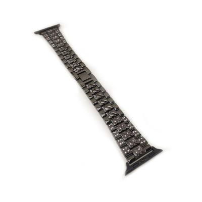 Pulseira Relógio Smartwatch Luxo Pedra Strass Smartband Aço