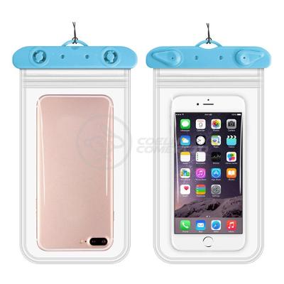 Capa Bolsa A Prova Dágua Impermeável Universal Para Celular - Azul