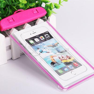 Capa Bolsa A Prova Dágua Impermeável Universal Para Rosa
