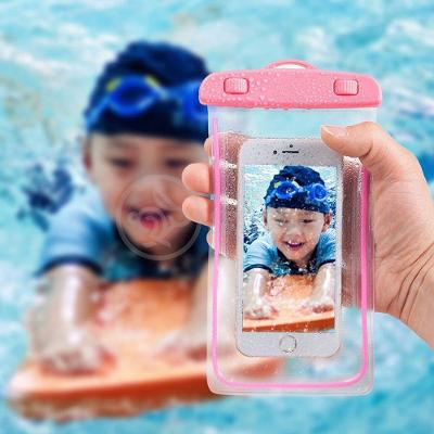 Capa Bolsa A Prova Dágua Impermeável Universal Para Celular - Rosa