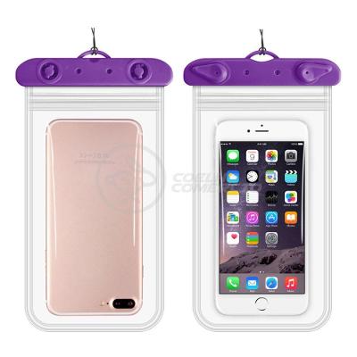 Capa Bolsa A Prova Dágua Impermeável Universal Para Roxo