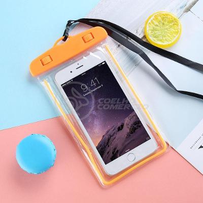 Capa Bolsa A Prova Dágua Impermeável Universal Para Laranja