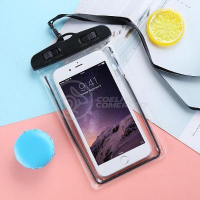 Capa Bolsa A Prova Dágua Impermeável Universal Para Preto