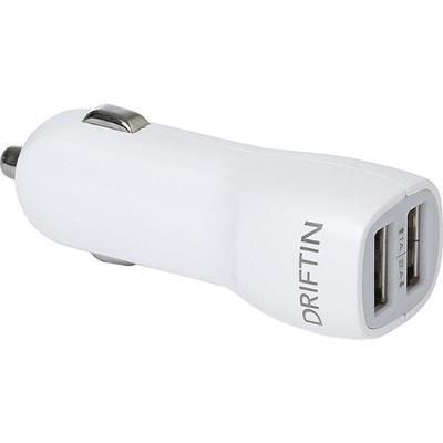 Carregador Veicular Universal Com 2 Usb 3.1a - Branco