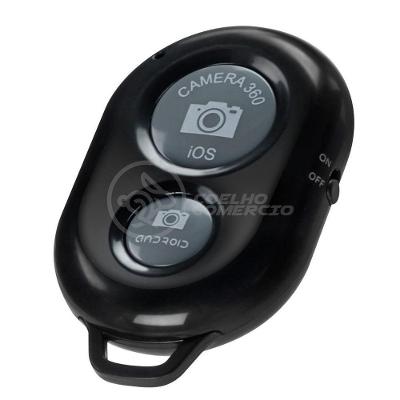 Controle Remoto Disparador Fotos Bluetooth Selfie Preto Nº8
