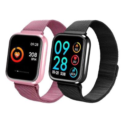 Kit 1 Smartwatch P70 Preto+1 Smartwatch P70 Rosa Android Ios