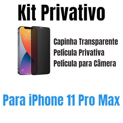Película + Capa + Película Câmera Modelo:iphone 11 Pro Max