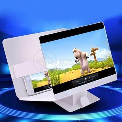 Lupa Ampliadora Tela De Celular Portátil Dobrável Branca
